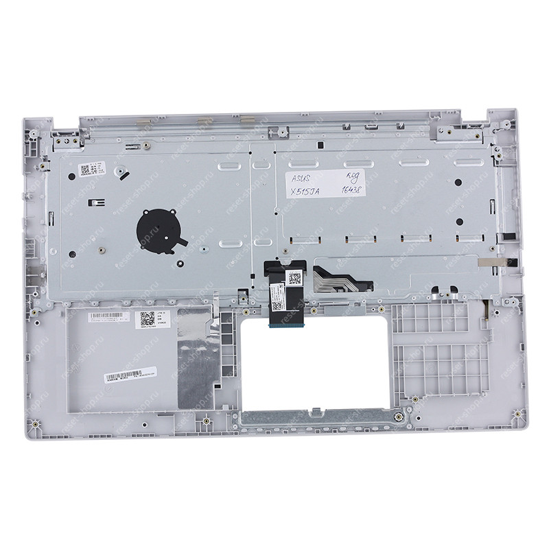 Клавиатура для ноутбука ASUS X515JA топкейс серебристый, клавиши серебристые с подсветкой Клавиатура для ноутбука ASUS X515JA топкейс серебристый, клавиши серебристые с подсветкой