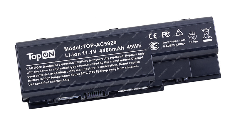 АКБ для ноутбука Acer (AS07B31) / TopON 11.1V, 4400mAh / Aspire 5220 черная АКБ для ноутбука Acer (AS07B31) / TopON 11.1V, 4400mAh / Aspire 5220 черная