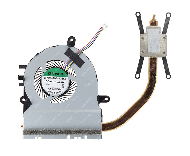 Вентилятор ASUS X302UA ORIGINAL с термотрубкой