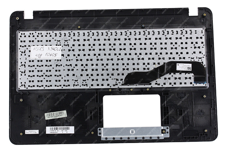 Клавиатура для ноутбука Б/У ASUS X540LJ топкейс синий, клавиши черные, без тачпада Клавиатура для ноутбука Б/У ASUS X540LJ топкейс синий, клавиши черные, без тачпада