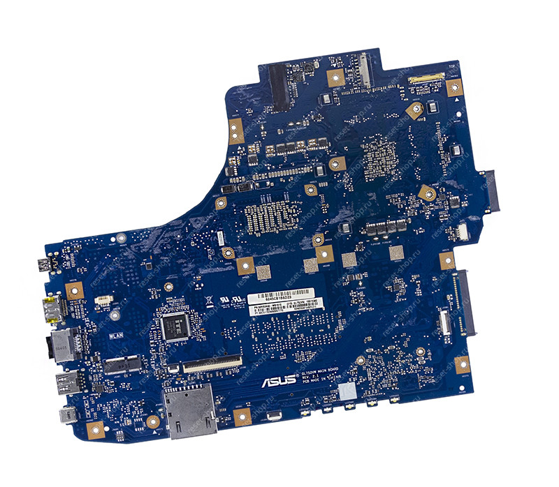 Мат.плата ASUS GL752VW rev. 2.1 неисправная на запчасти ДОНОР Мат.плата ASUS GL752VW rev. 2.1 неисправная на запчасти ДОНОР