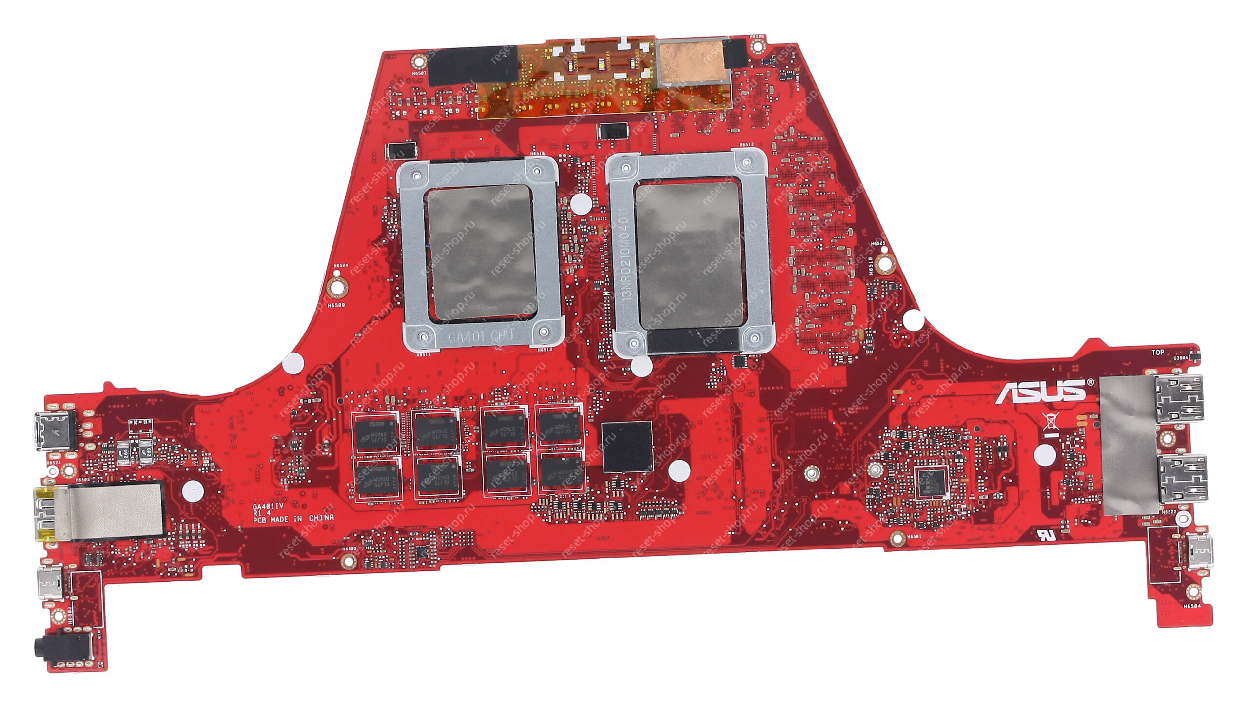 Материнская плата ноутбука Б/У ASUS GA401II (процессор R7-4800HS, GeForce GTX1650 4Гб)