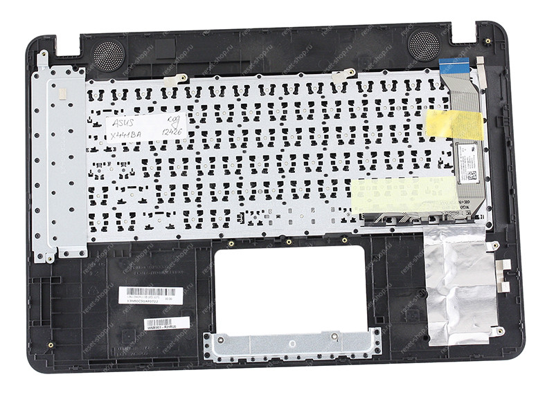 Клавиатура для ноутбука ASUS X441BA топкейс золотистый, клавиши черные