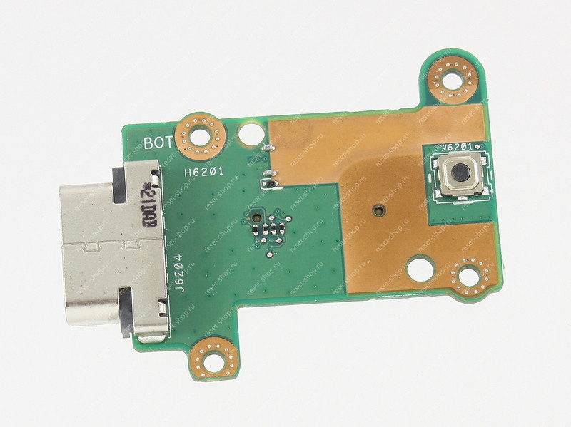 Плата кнопки включения ноутбука ASUS N76VM (с разъемом VGA)