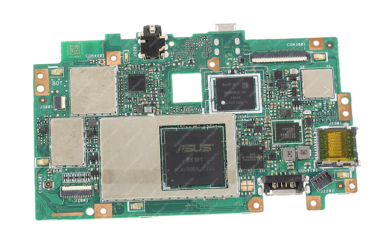 Материнская плата планшета Б/У ASUS MeMO Pad HD 8 ME180A ORIGINAL (1Гб, MSM8916, 16Гб) Rev 1.4