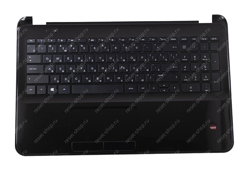 Клавиатура для ноутбука HP Pavilion 15-E топкейс черный, клавиши черные, с тачпадом Клавиатура для ноутбука HP Pavilion 15-E топкейс черный, клавиши черные, с тачпадом