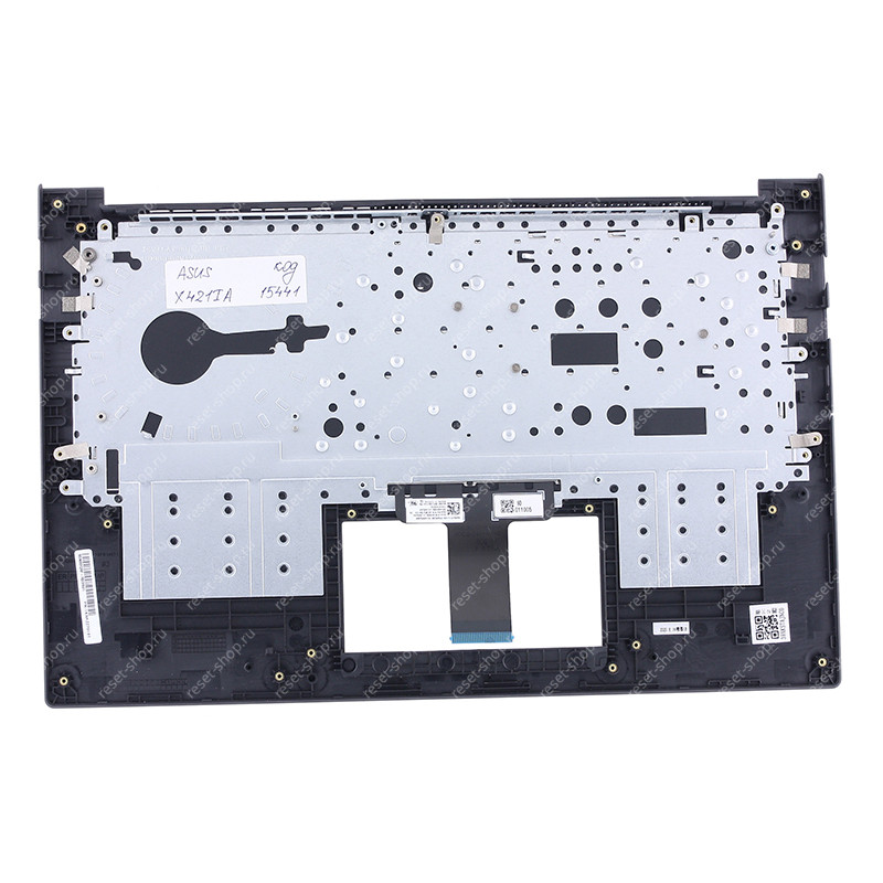 Клавиатура для ноутбука ASUS X421IA топкейс чёрный, клавиши чёрные Клавиатура для ноутбука ASUS X421IA топкейс чёрный, клавиши чёрные