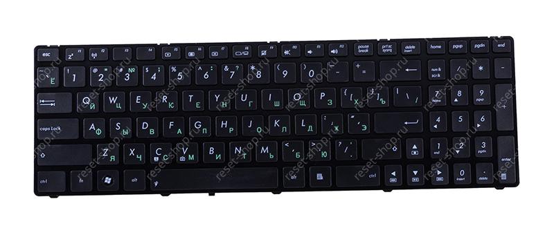 Клавиатура для ноутбука ASUS K50 черная Клавиатура для ноутбука ASUS K50 черная