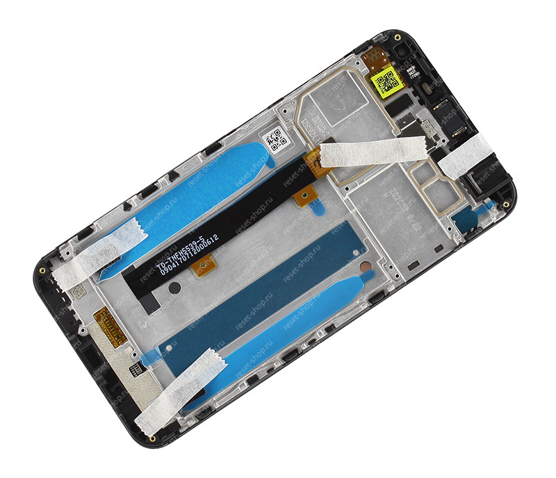 Модуль для смартфона 5.5" ASUS ZenFone 3 Max ZC553KL черный ORIGINAL с рамкой