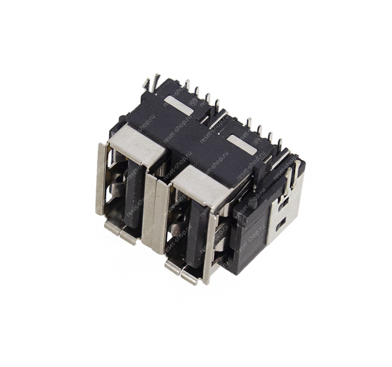 Разъем USB 001 сдвоенный вертикально