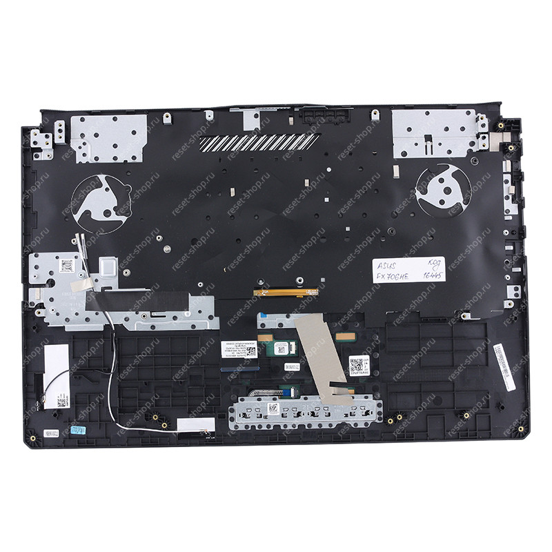 Клавиатура для ноутбука ASUS FX706HE топкейс чёрный, клавиши чёрные с подсветкой 8 pin Клавиатура для ноутбука ASUS FX706HE топкейс чёрный, клавиши чёрные с подсветкой 8 pin