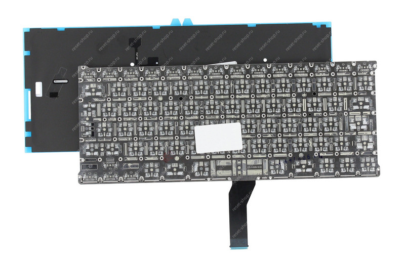 Клавиатура для ноутбука Apple A1369, A1466 черная с подсветкой UK Enter