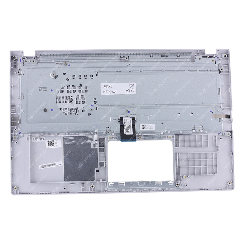 Клавиатура для ноутбука ASUS X509UA топкейс серебристый, клавиши серые
