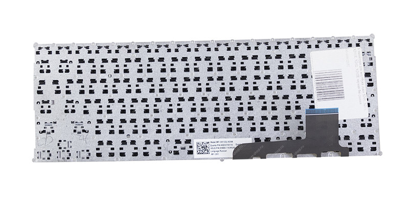 Клавиатура для ноутбука ASUS X202E черная без рамки Клавиатура для ноутбука ASUS X202E черная без рамки