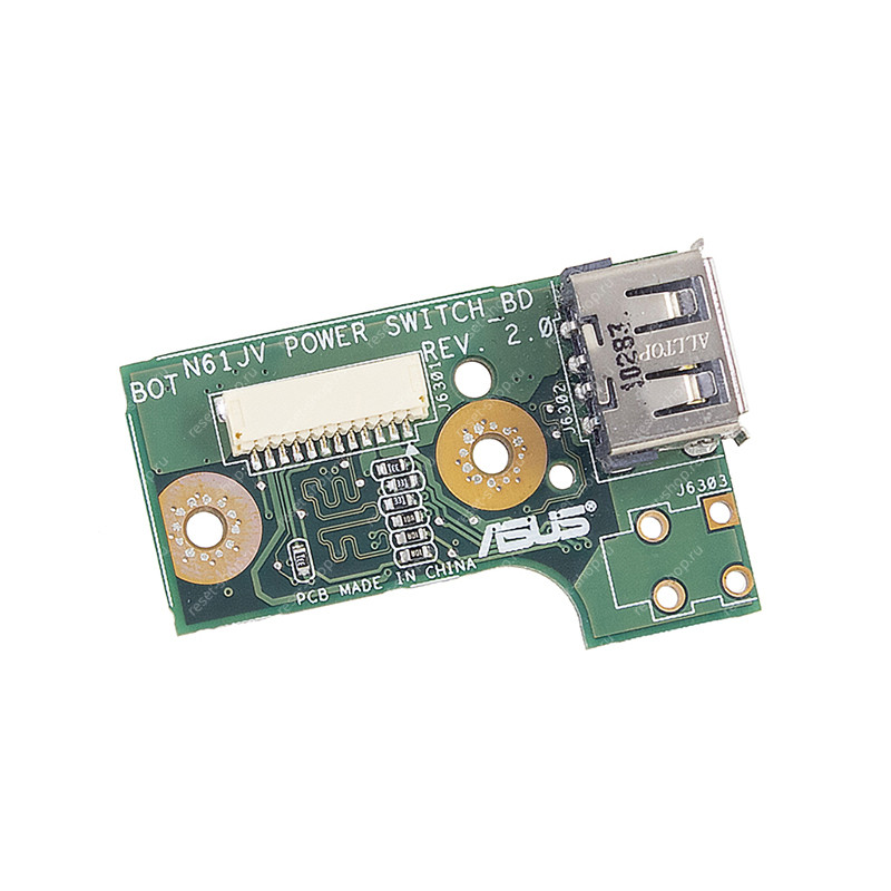Плата кнопки включения Б/У ASUS N61JV Rev 2.0