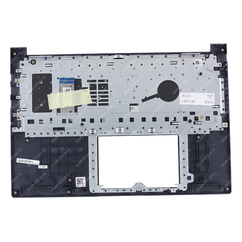 Клавиатура для ноутбука ASUS X1603ZA топкейс тёмно-синий, клавиши чёрные с подсветкой Клавиатура для ноутбука ASUS X1603ZA топкейс тёмно-синий, клавиши чёрные с подсветкой