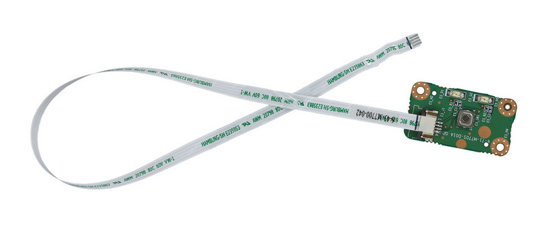 Плата кнопки включения Б/У DNS 0123250 (M771SUB) с шлейфом / 6-71-M7705-D01A