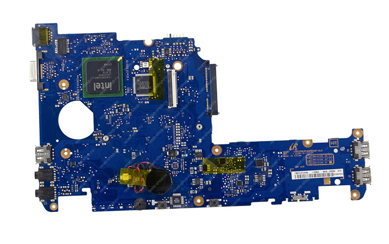 Материнская плата ноутбука Б/У Samsung N127 (не работает 1 USB) Материнская плата ноутбука Б/У Samsung N127 (не работает 1 USB)