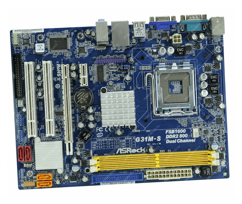 Сист.плата Б/У s775 ASRock G31M-S 2xDDR2, 4xUSB,4xSATA, VGA, COM, 2xPS/2, mATX Сист.плата Б/У s775 ASRock G31M-S 2xDDR2, 4xUSB,4xSATA, VGA, COM, 2xPS/2, mATX