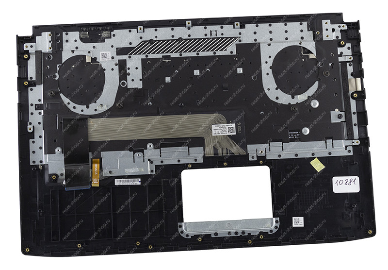 Клавиатура для ноутбука Б/У ASUS GL703GE топкейс черный, клавиши черные, с подсветкой