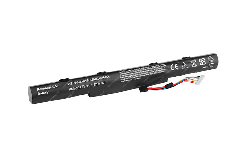 АКБ для ноутбука Acer (AS16A5K) / 14.8V, 2600mAh / Aspire E5-575 черная