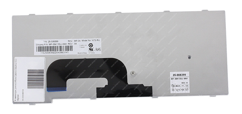 Клавиатура для ноутбука Lenovo IdeaPad S12 черная Клавиатура для ноутбука Lenovo IdeaPad S12 черная