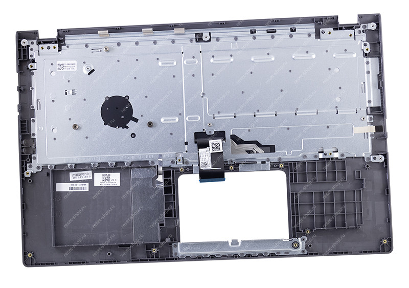 Клавиатура для ноутбука ASUS X515DA топкейс серый, клавиши черные Клавиатура для ноутбука ASUS X515DA топкейс серый, клавиши черные