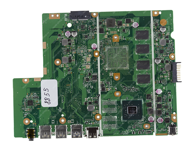 Мат.плата ASUS X540MB rev. 2.0 неисправная на запчасти ДОНОР Мат.плата ASUS X540MB rev. 2.0 неисправная на запчасти ДОНОР