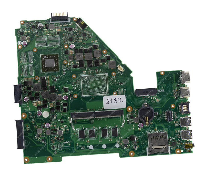 Мат.плата ASUS X550IK rev. 2.0 неисправная на запчасти ДОНОР Мат.плата ASUS X550IK rev. 2.0 неисправная на запчасти ДОНОР