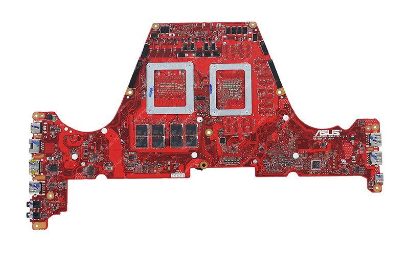 Материнская плата ноутбука ASUS GX502GV (процессор I7-9750H, ОЗУ 16 Гб, RTX 2060 6 Гб) NEW / УЦЕНКА