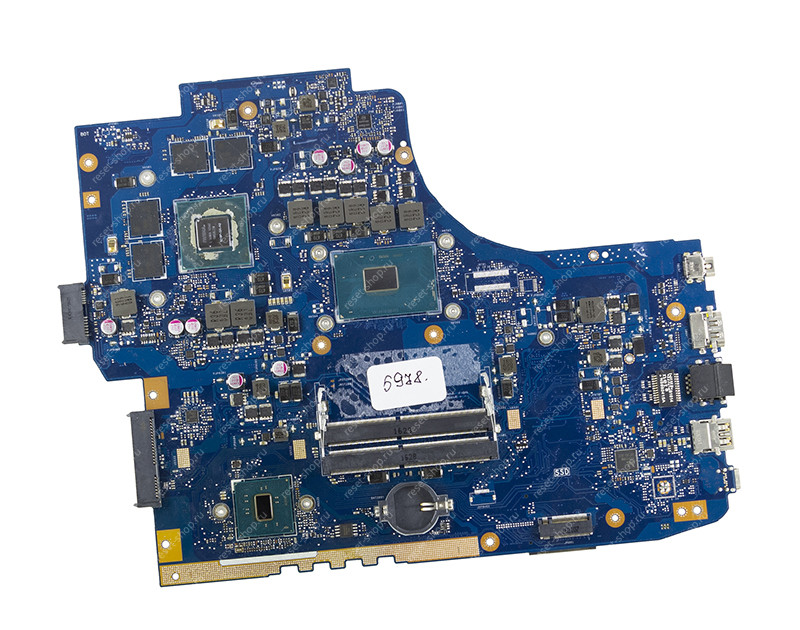 Мат.плата ASUS GL752VW Rev 2.1 неисправная на запчасти ДОНОР Мат.плата ASUS GL752VW Rev 2.1 неисправная на запчасти ДОНОР