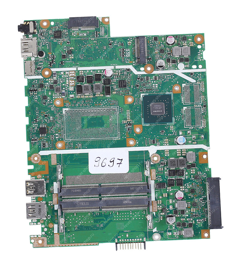 Мат.плата ASUS X507UBR rev. 2.0 неисправная на запчасти ДОНОР без разъема питания Мат.плата ASUS X507UBR rev. 2.0 неисправная на запчасти ДОНОР без разъема питания