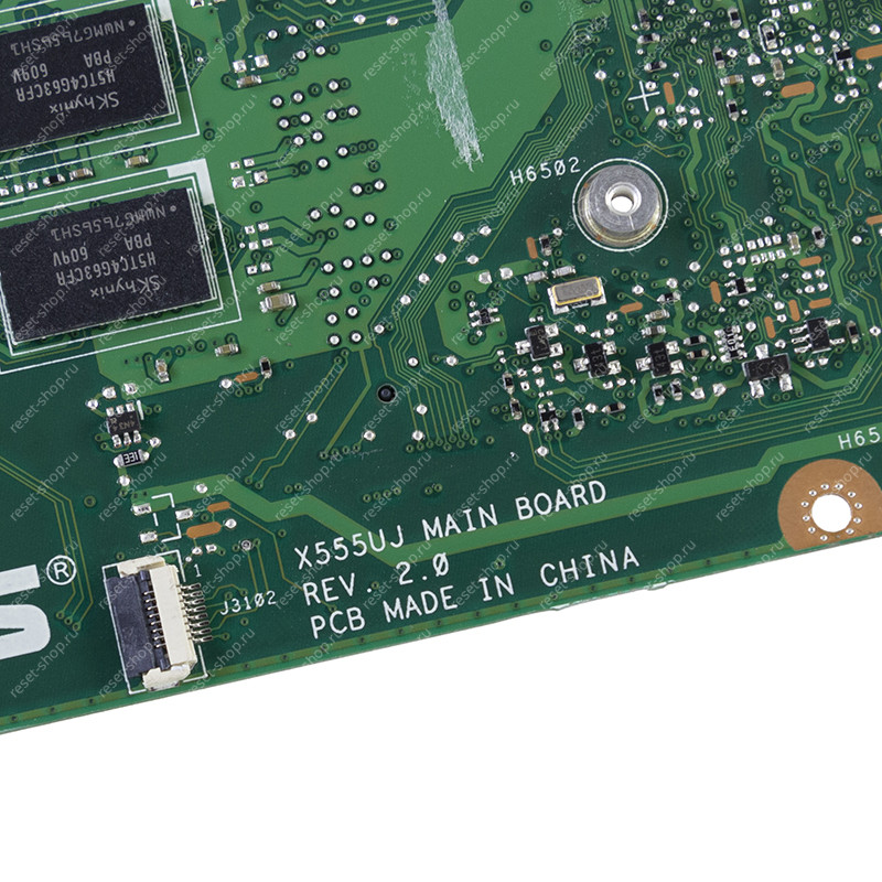 Мат.плата ASUS X555UJ rev. 2.0 неисправная на запчасти ДОНОР (процессор i7-6500U) Мат.плата ASUS X555UJ rev. 2.0 неисправная на запчасти ДОНОР (процессор i7-6500U)
