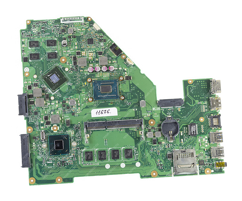 Мат.плата ASUS X550CC rev. 2.0 неисправная на запчасти ДОНОР (видеочип N14M-GE-S-A2) Мат.плата ASUS X550CC rev. 2.0 неисправная на запчасти ДОНОР (видеочип N14M-GE-S-A2)