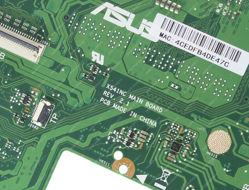 Мат.плата ASUS X541NC Rev 2.1 неисправная на запчасти ДОНОР Мат.плата ASUS X541NC Rev 2.1 неисправная на запчасти ДОНОР