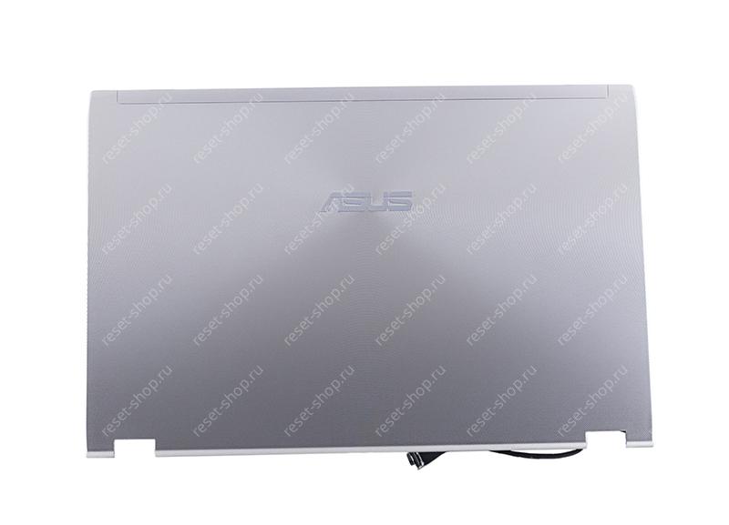 Корпус ASUS U46E часть A (Крышка) серебристый с шлейфом матрицы и веб-камерой
