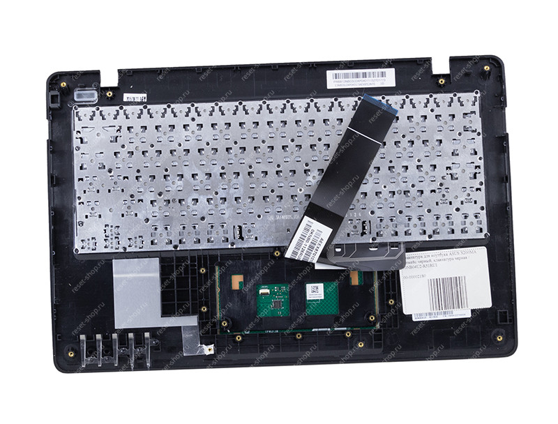 Клавиатура для ноутбука ASUS X200MA топкейс черный, клавиши черные Клавиатура для ноутбука ASUS X200MA топкейс черный, клавиши черные