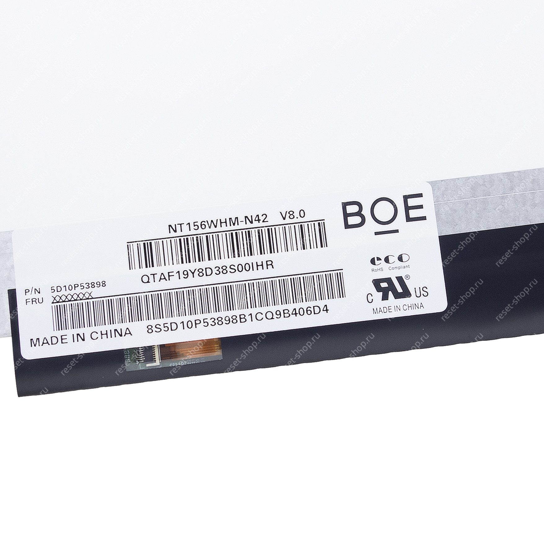 Матрица 15.6" SLIM (30pin eDP, справа) ORIGINAL 1366x768 матовая N156BGE-E42 Матрица 15.6" SLIM (30pin eDP, справа) ORIGINAL 1366x768 матовая N156BGE-E42