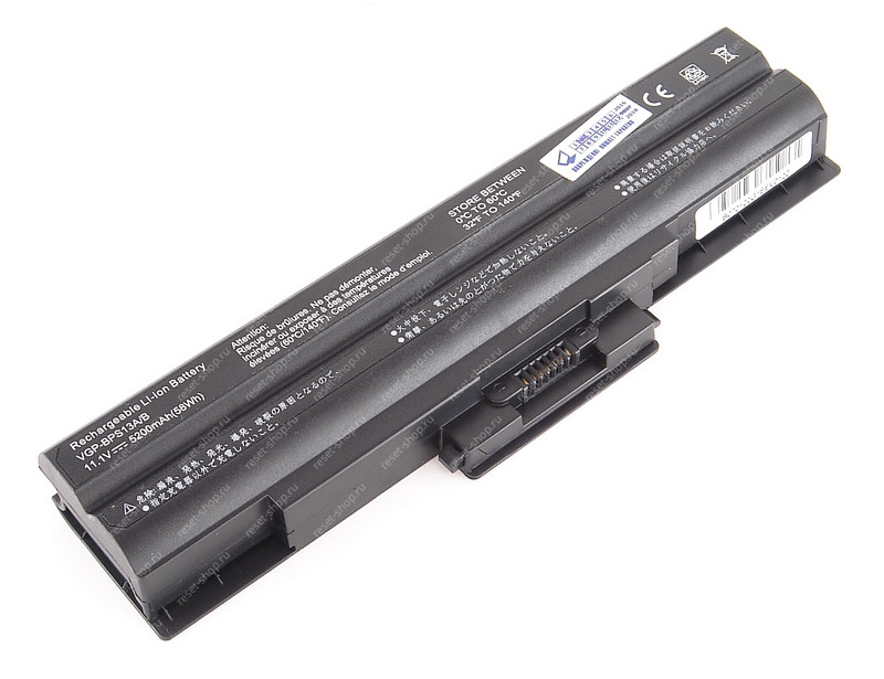 АКБ для ноутбука Sony VAIO (VGP-BPS13) / 11.1V, 5200mAh / VGN-FW CS VPC-CW черная АКБ для ноутбука Sony VAIO (VGP-BPS13) / 11.1V, 5200mAh / VGN-FW CS VPC-CW черная