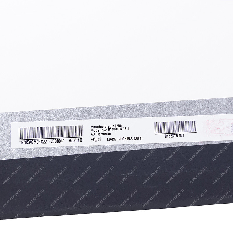 Матрица 15.6" SLIM (30pin eDP, справа) ORIGINAL 1366х768 TN матовая B156XTN08.1
