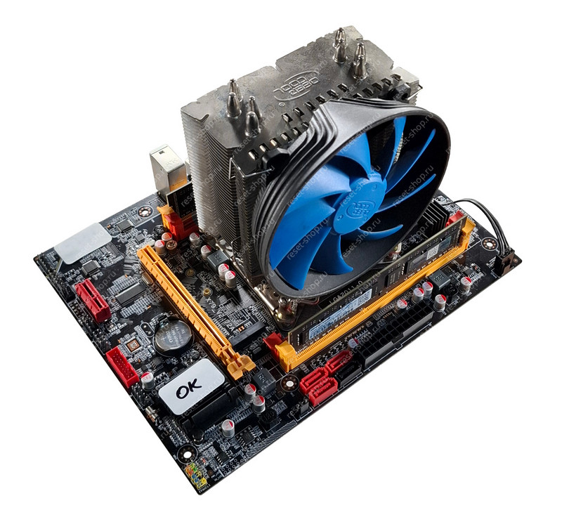 Комплект Б/У системной платы X79_V2.72A с процессором Xeon E5-2665, ОЗУ 16Гб DDR3 и вентилятора Комплект Б/У системной платы X79_V2.72A с процессором Xeon E5-2665, ОЗУ 16Гб DDR3 и вентилятора