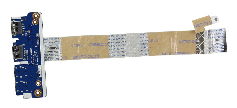 Плата интерфейсная для ноутбука ASUS K75A (Audio, 2xUSB) с шлейфом