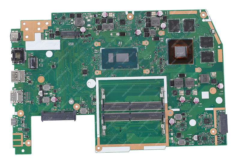 Материнская плата ноутбука ASUS X570UD (процессор I7-8550U, GTX1050 4Гб) гарантия 15 дней