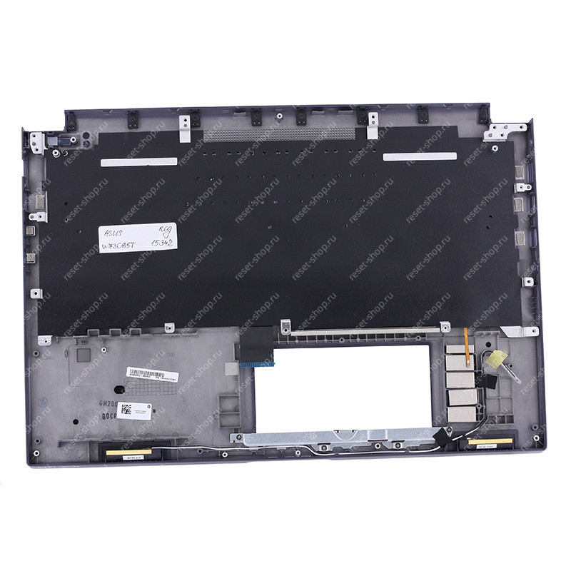 Клавиатура для ноутбука ASUS W730G5T топкейс сиреневый, клавиши сиреневые с подсветкой