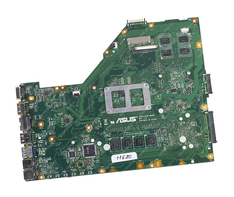 Мат.плата ASUS X55VD rev. 2.2 неисправная на запчасти ДОНОР Мат.плата ASUS X55VD rev. 2.2 неисправная на запчасти ДОНОР
