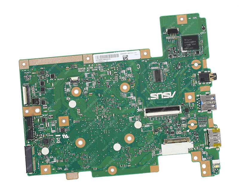 Материнская плата ноутбука ASUS C202SA (процессор Celeron N3060, ОЗУ 4Гб, ПЗУ 16Гб)