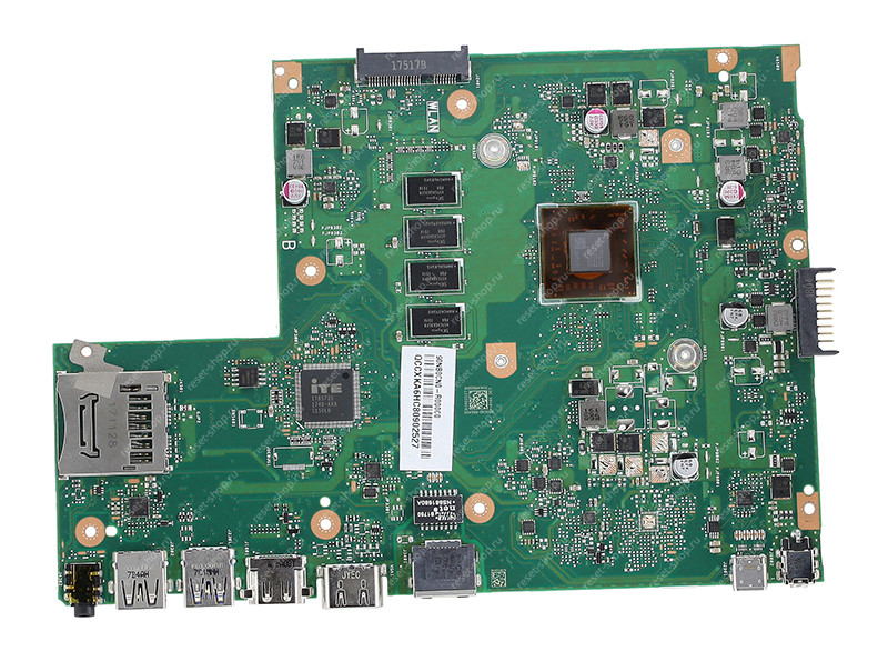 Материнская плата ноутбука ASUS X540YA (процессор AMD E1-6010, ОЗУ 4 Гб) УЦЕНКА