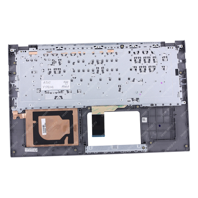 Клавиатура для ноутбука ASUS X512UB топкейс сиреневый, клавиши чёрные Клавиатура для ноутбука ASUS X512UB топкейс сиреневый, клавиши чёрные