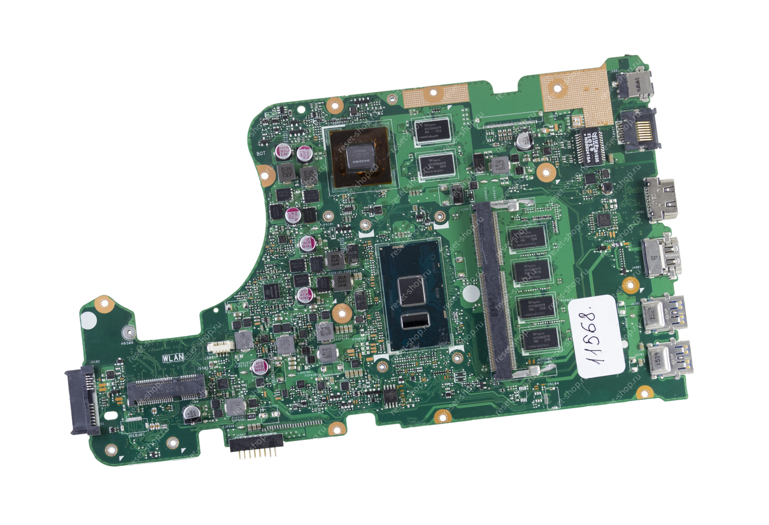 Мат.плата ASUS X555UJ rev. 2.0 неисправная на запчасти ДОНОР (процессор i5-6200U) Мат.плата ASUS X555UJ rev. 2.0 неисправная на запчасти ДОНОР (процессор i5-6200U)