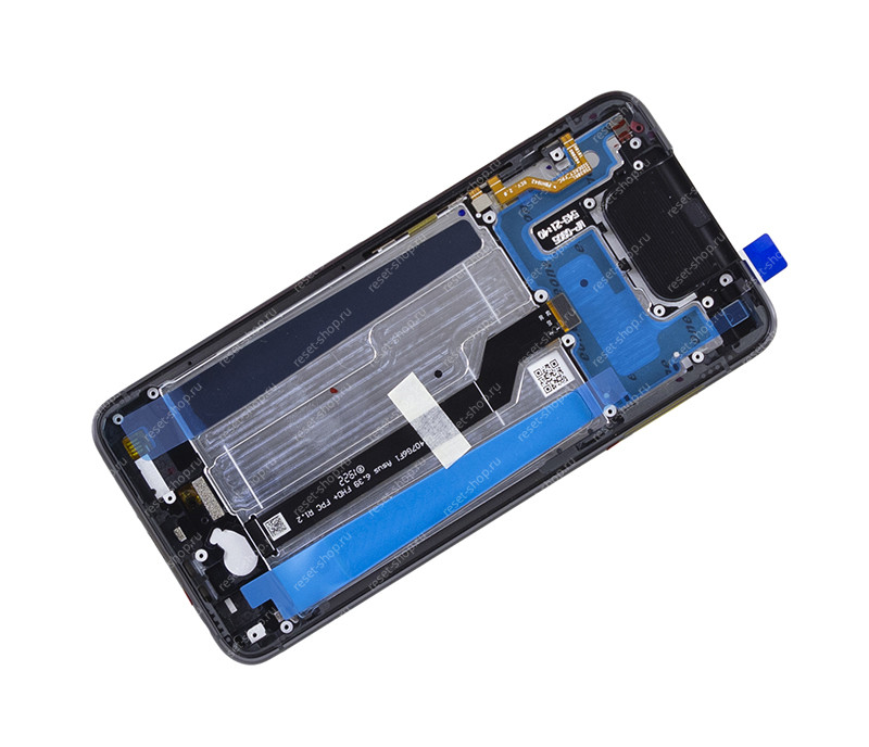 Модуль для смартфона 6.3" ASUS ZenFone 6 ZS630KL черный ORIGINAL с рамкой